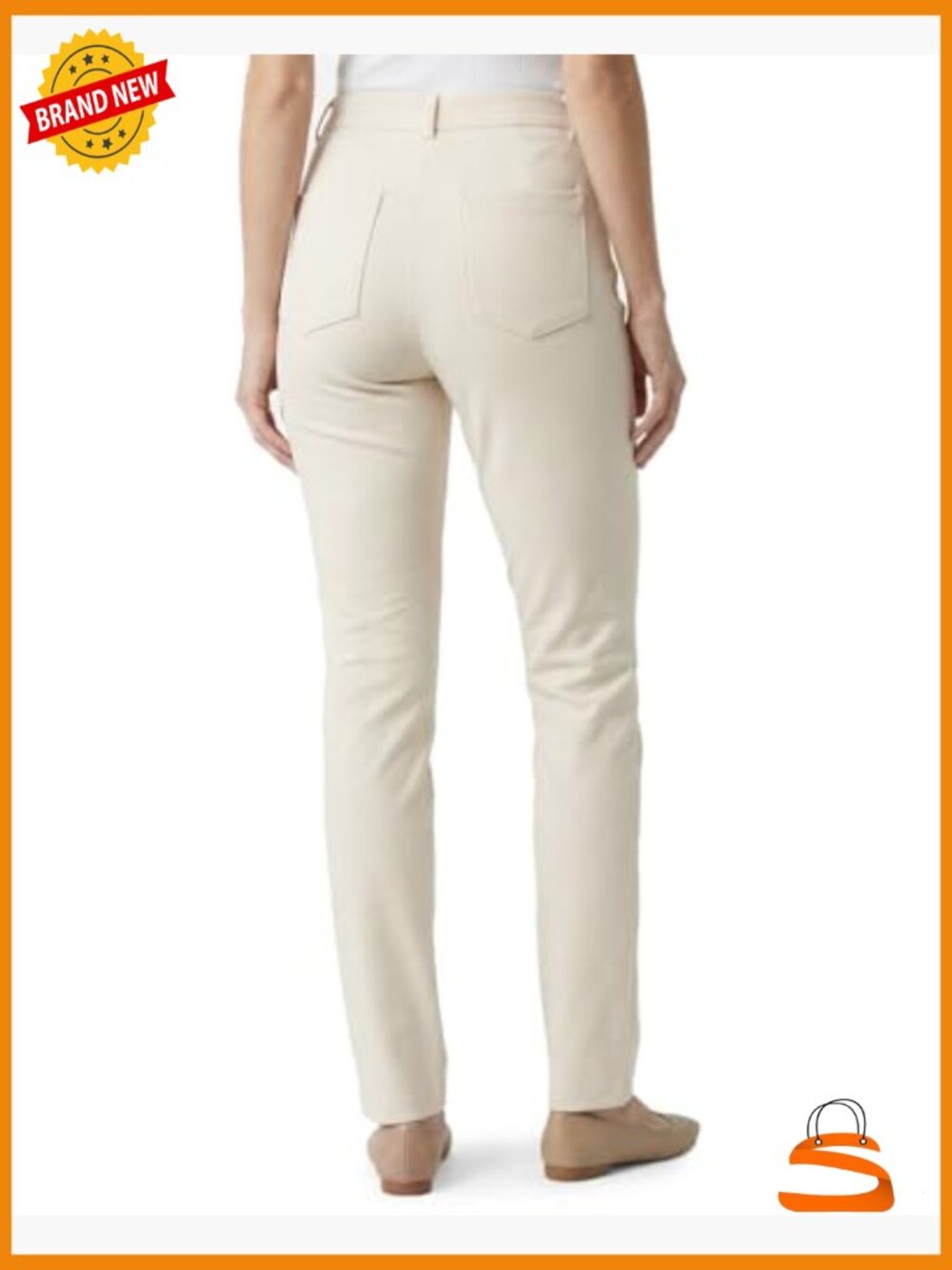 Tall Dress Pants 32" 34" Inseam Stretch Yoga Work Slacks Slim Straight Business - Picture 2 of 7